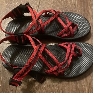 Women's Chaco Sandals - Red, Size 9